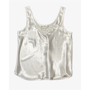 Vintage white lace cami size medium